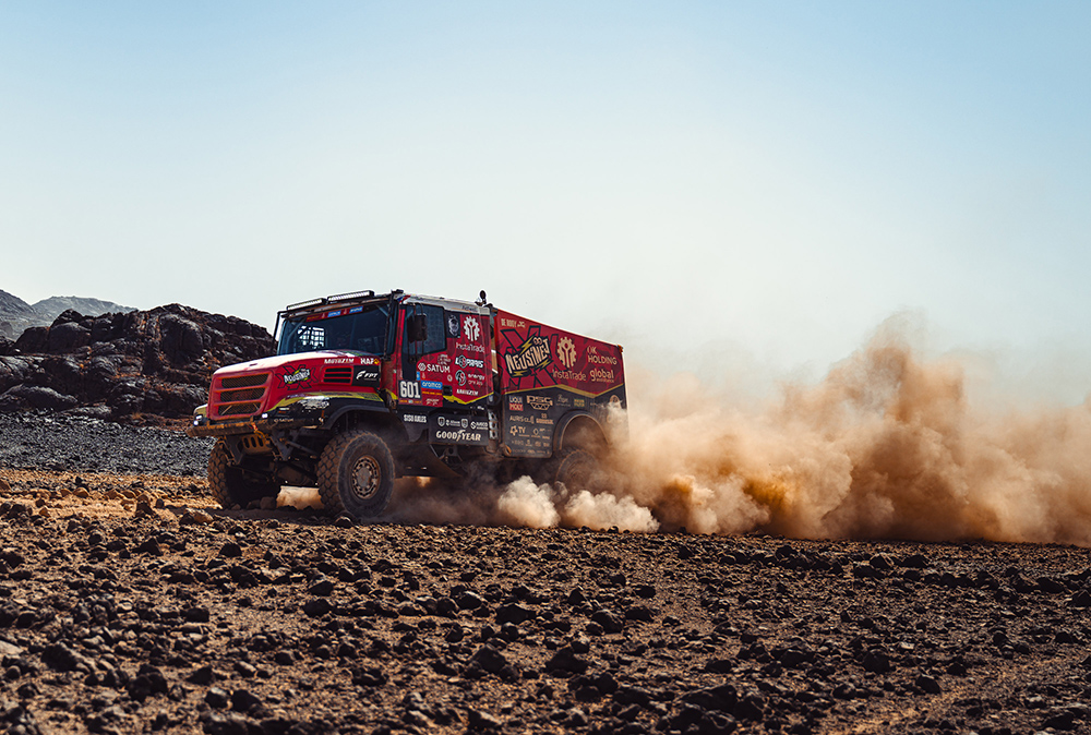 Aleš Loprais, from InstaTrade Loprais Team de Rooy FPT, during Dakar 2025